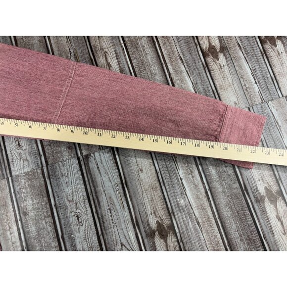 Rag & Bone The Trail Denim Shirt size M color Red NWT - Picture 3 of 6